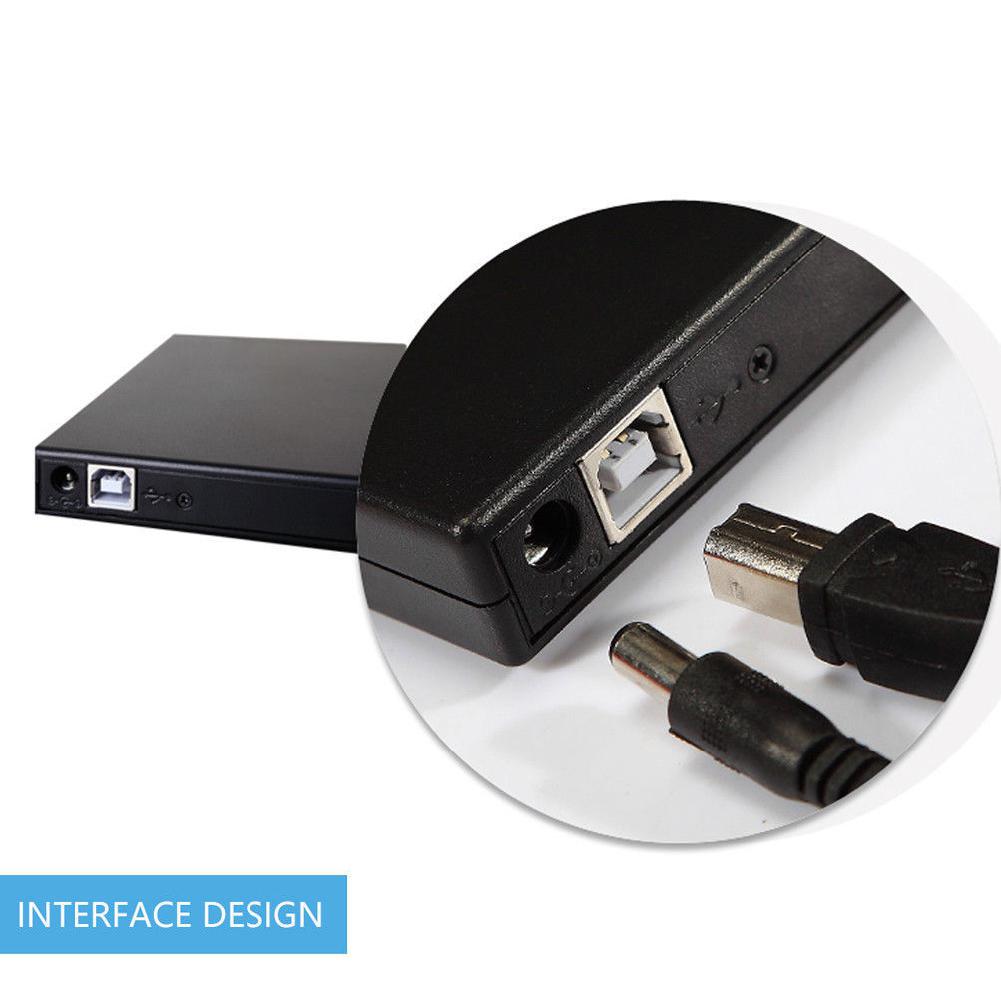 Nueva Unidad óptica externa USB 2,0 DVD Combo DVD ROM Player CD-RW grabador de quemador Plug and Play para Macbook Laptop PC de escritorio