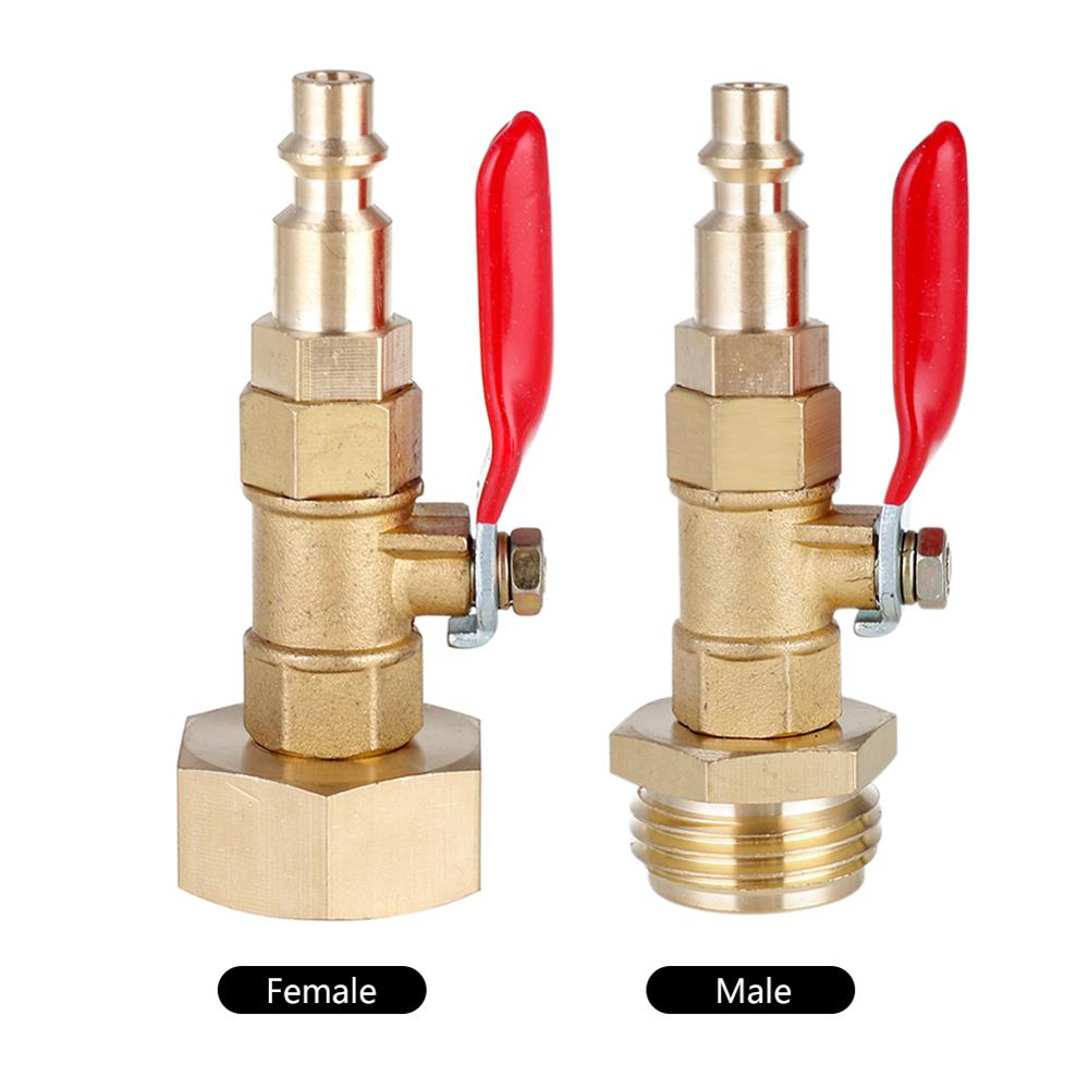 Winterklaar Quick Adapter Blowout Adapter Met 1/4 "Mannelijke Quick Plug & 3/4" Vrouwelijke Tuinslang Threading