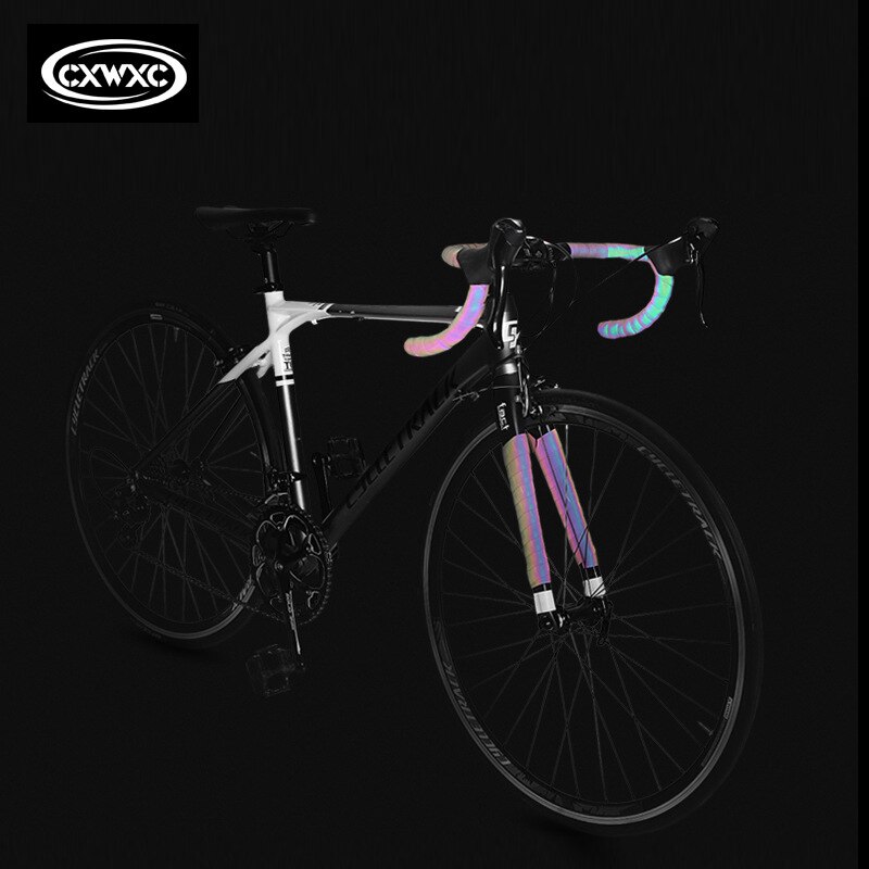 PU + EVA Racefietsen Fiets licht veranderen Stuurlint Riem Dimmen Reflecterende Band Riem Riem Met Kleurverloop- veranderende Bike