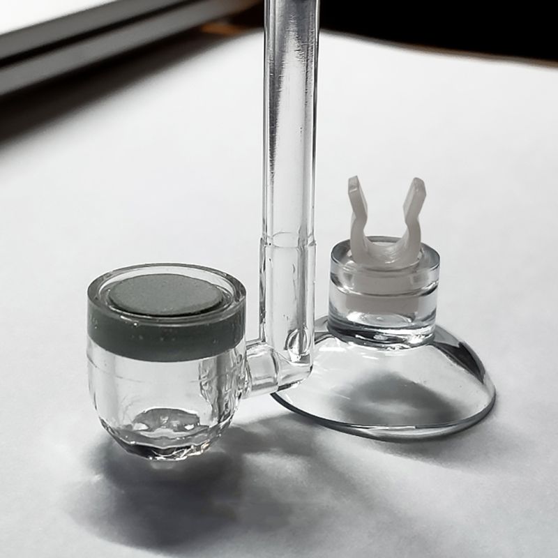 Aquarium CO2 System Bubble Diffuser U Shaped Atomizer Arcylic Tube with Suction Fish Tank Air Bubble Diffuser