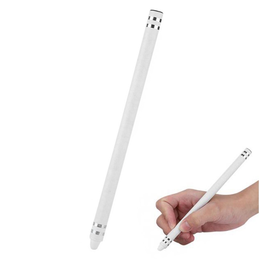 Universal Capacitive Stylus Drawing Pen For Smart Phone Tablet PC Computer Silicone Tip Touch Screen pen: White