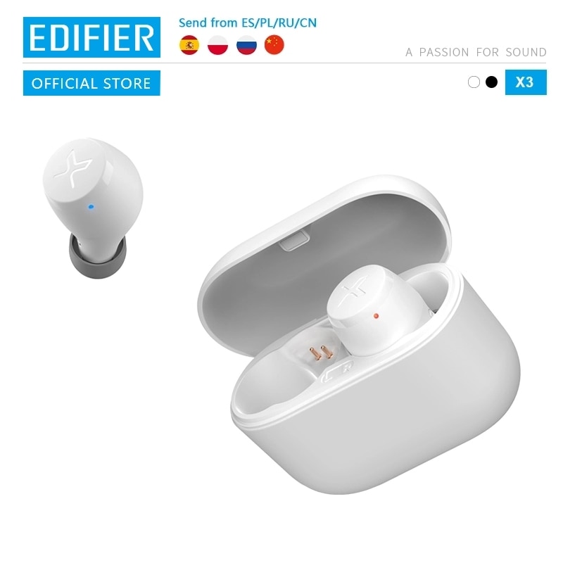 Edifier X3 Tws Draadloze Bluetooth Oortelefoon Bluetooth 5.0 Voice Assistent Touch Control Voice Assistent (Limited Edition Is Zwart)