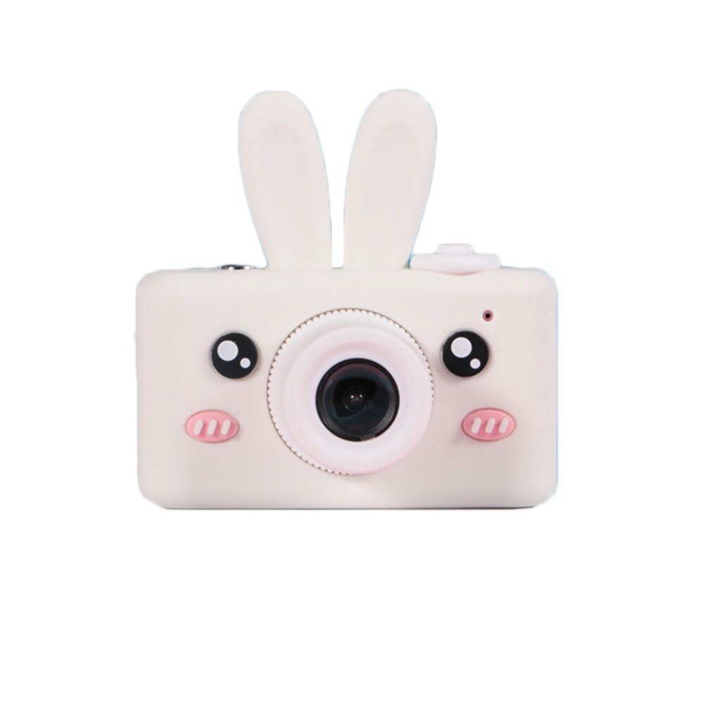 Pädagogisches Nette Mini freundlicher Digitale Foto Kamera 8,0 MP 2.0 "LCD voll Aussicht Fotografie Geburtstag Kühlen freundlicher Kamera für freundlicher: weiß hase