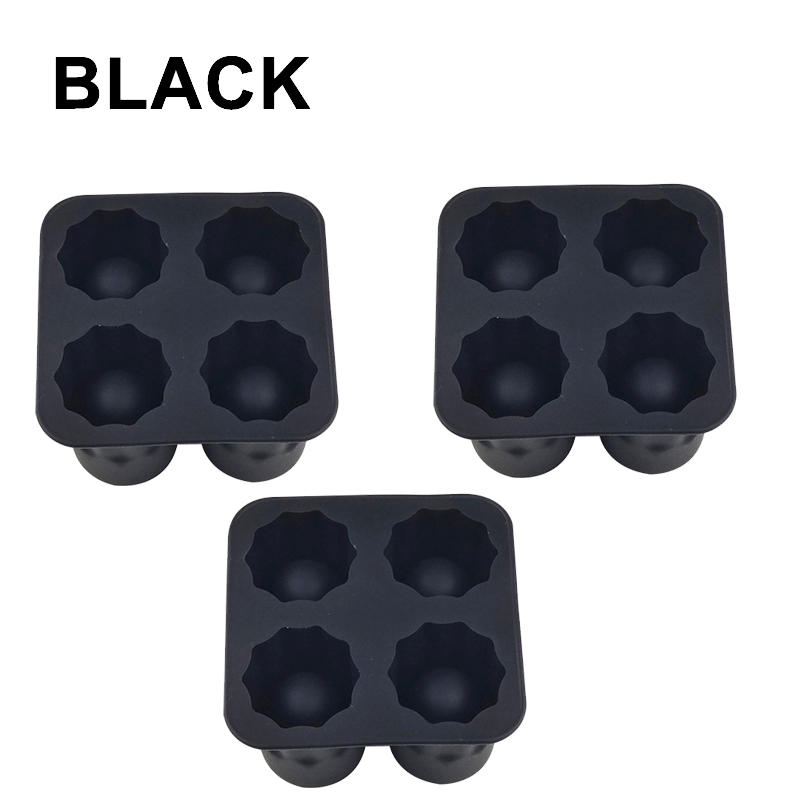 Ice Cup Cube Tray Mold Makes Shot Glasses Ice Mould Novelty Ice Cube Tray Summer Drinking Tool Ice Shot Glass Mold: Pink