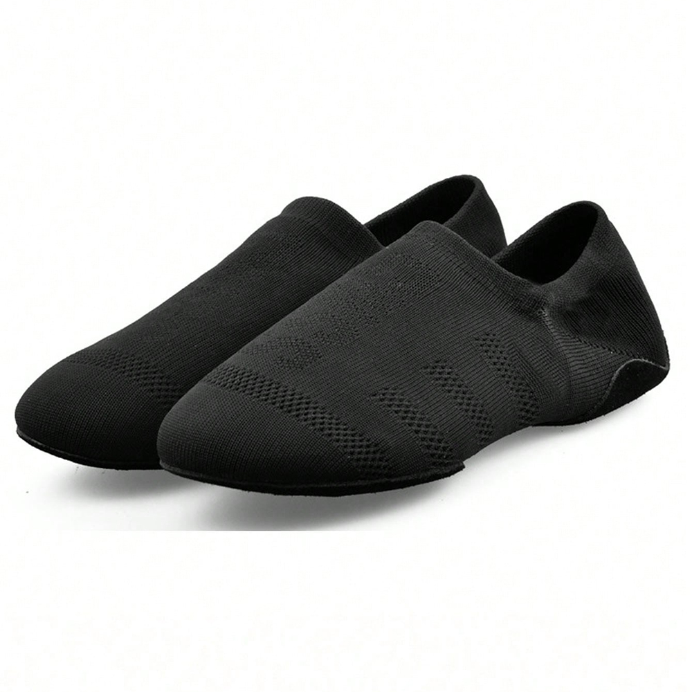 Dame balletsko til indendørssko med flad bund, bløde såler, træningsyogasko til piger, dansesneakers