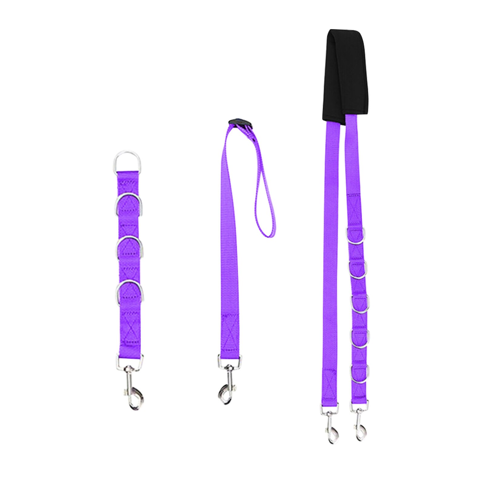 Harnais de Traction pour chiot, 3 pièces, sangle de toilettage pour chiot et chien, coussinet de ventre pratique et Durable pour couper les poils d&#39;animaux de compagnie: Purple