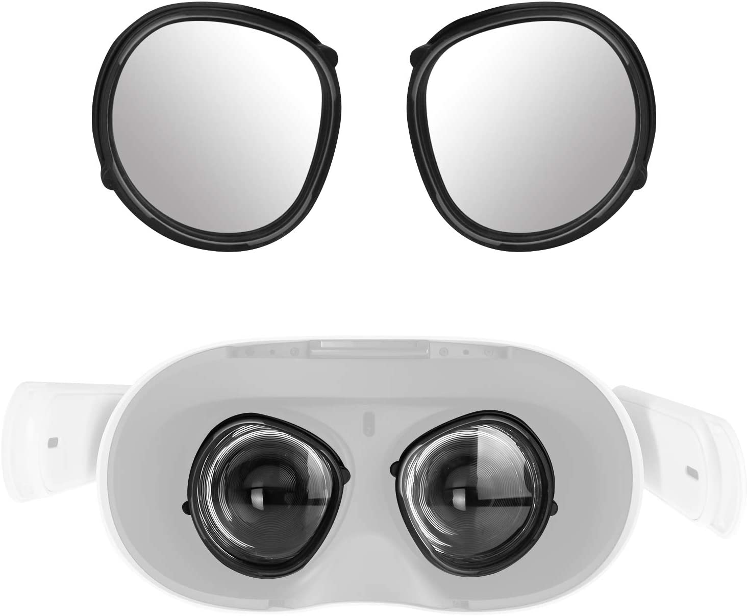 1 Paar Anti-Blauw Lenzenvloeistof Lens Voor Oculus Quest 2 Vr Accessoires Beschermende Glas Magnetische Glazen Lens Voor Quest2 oculus Rift S