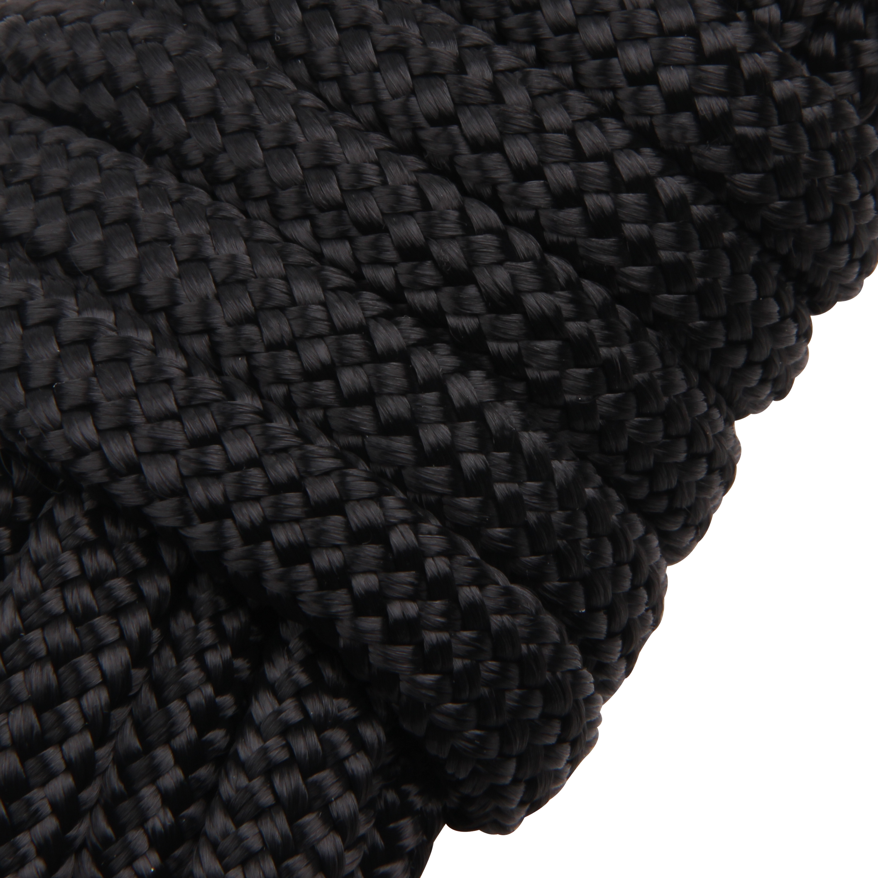 16.5FT-50FT Black DockLine Boat Dock Line Double Braided Nylon Mooring Line Anchor Rope Ultra Strong Motorboat Dock Rope #3