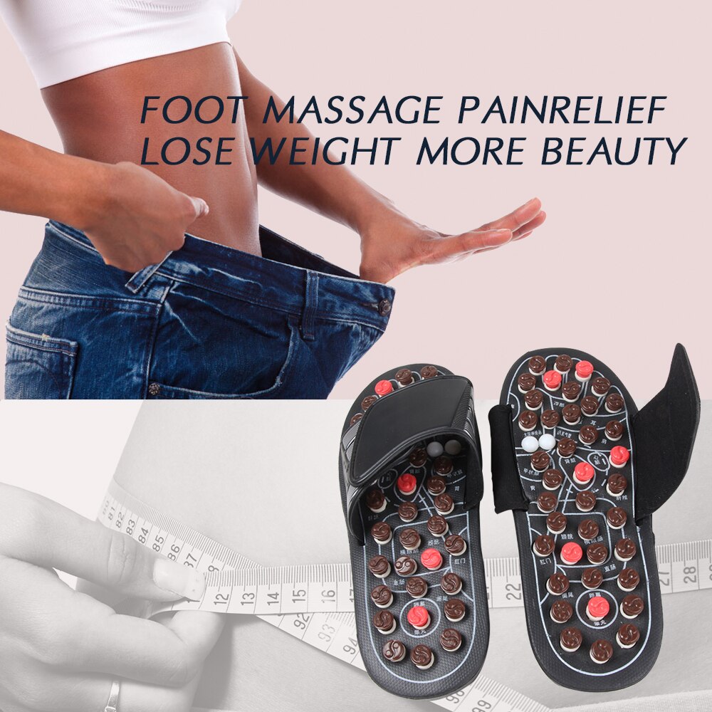Fuß Massage Hausschuhe Akupunktur Therapie Massagegerät Schuhe Für Fuß Akupunkturpunkt Aktivierung Reflexzonenmassage Füße Pflege Massageador Sandale