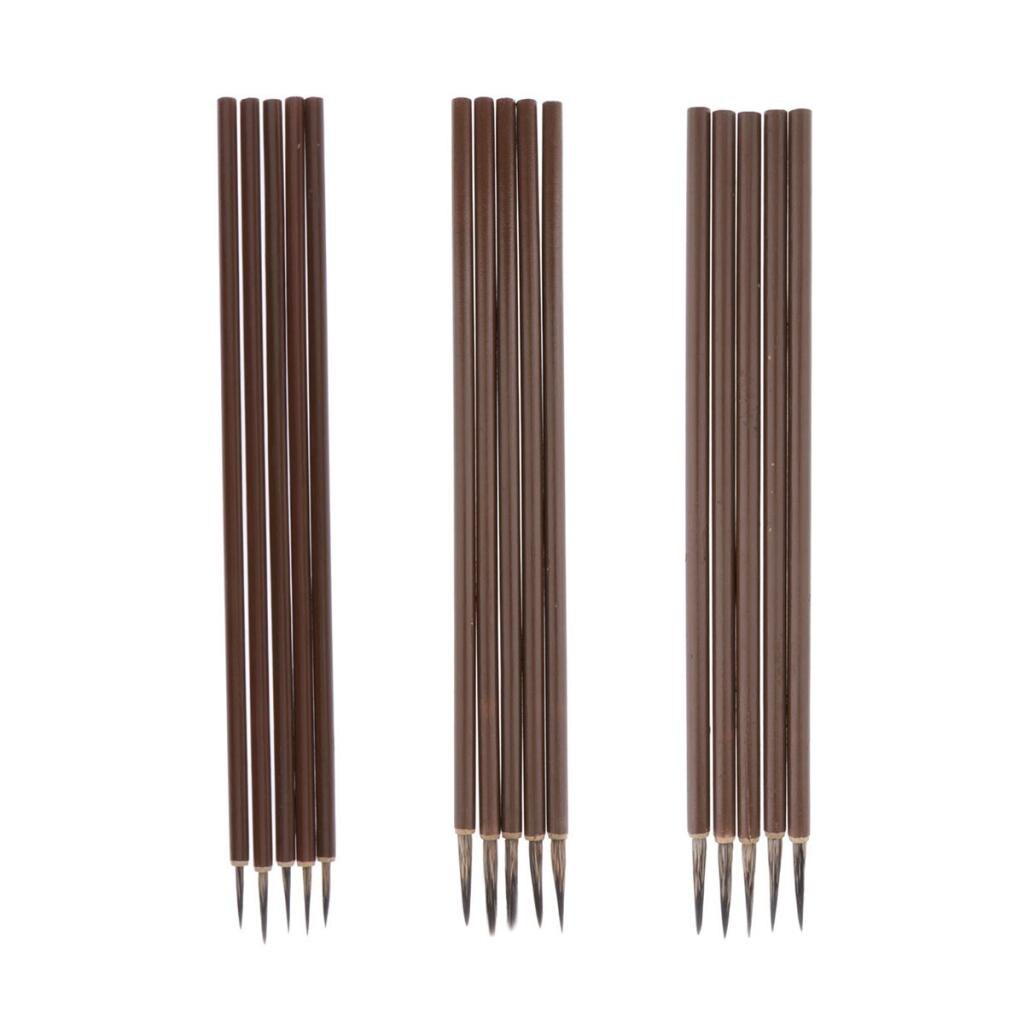 Micro Detail Paint Brush Set, 5Pcs Detail Painting Kit Miniature Art Brushes