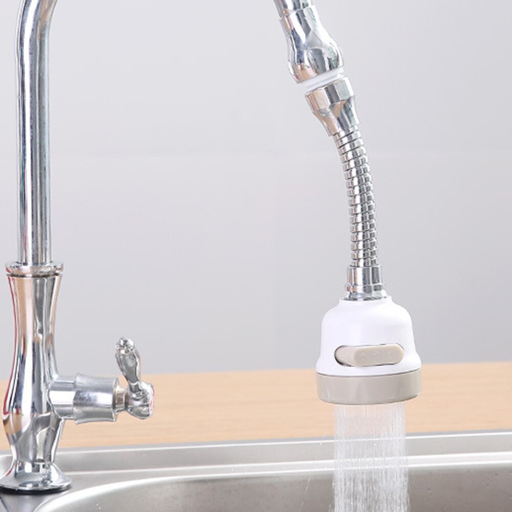 2 Styles Kitchen Shower Faucet Aerators Rotatable Bubbler Faucets Head Extender Water Saving Tap Nozzle Adapter Sink Accessories