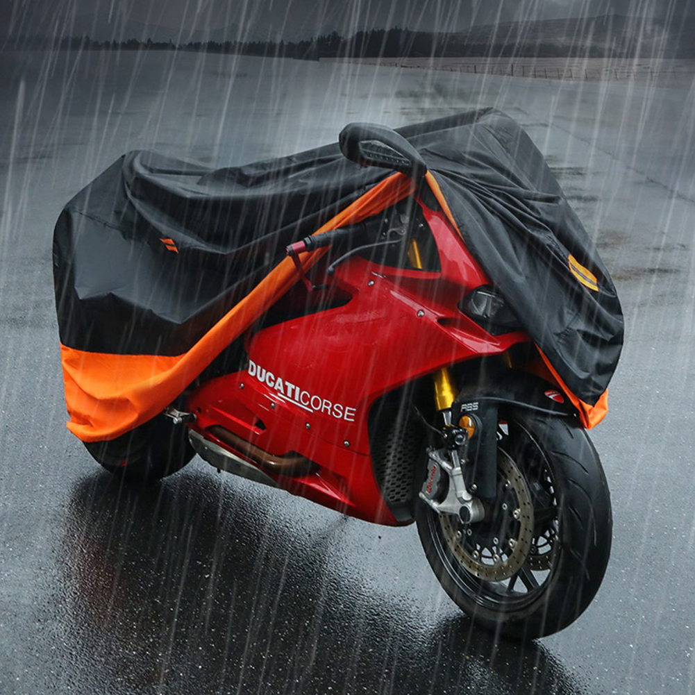 Ganzjahres-Motorrad abdeckung m/l/xl/xxl staub dichte UV-Schutz wasserdichte draussen-drinnen-Rolle verschleiß feste Motorrad abdeckung