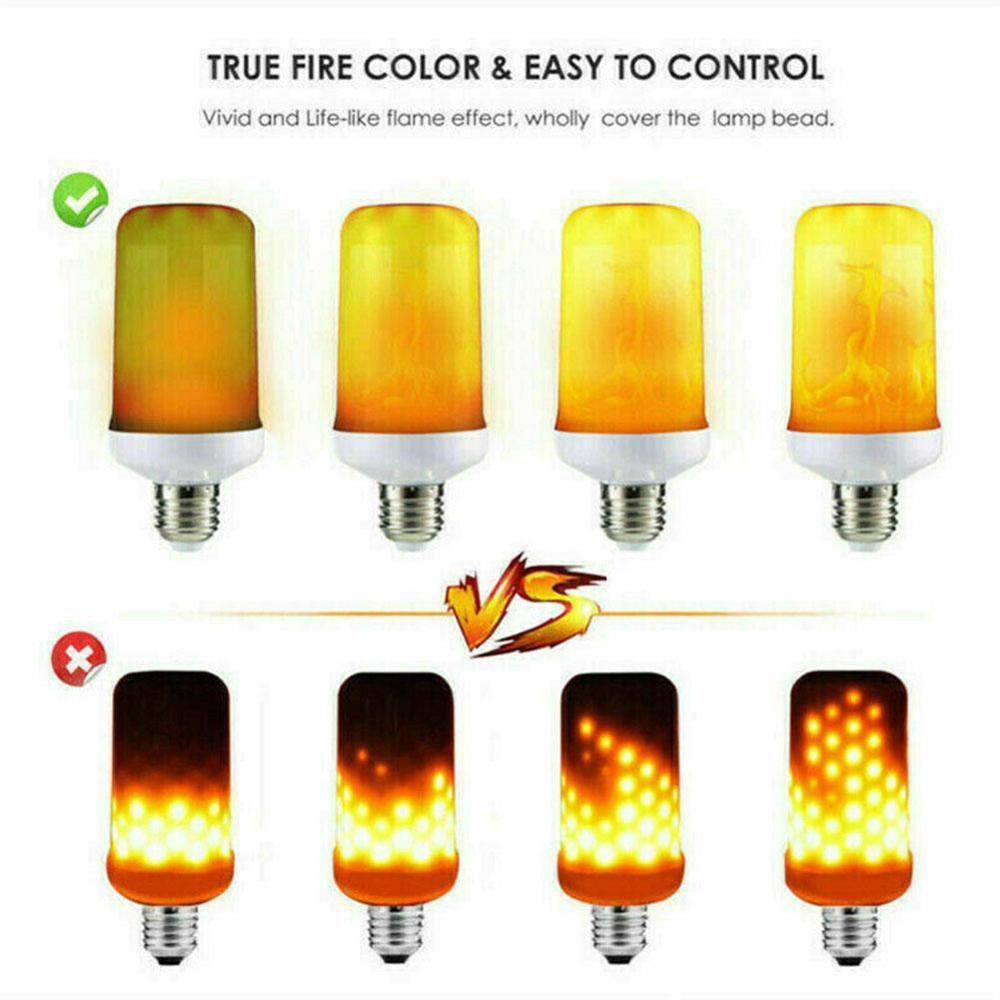 Led Vlam Lamp E27 Gloeilamp Vlam Effect Fire Lampen Flickering Emulatie 5W Decor Led Lamp AC85-265V