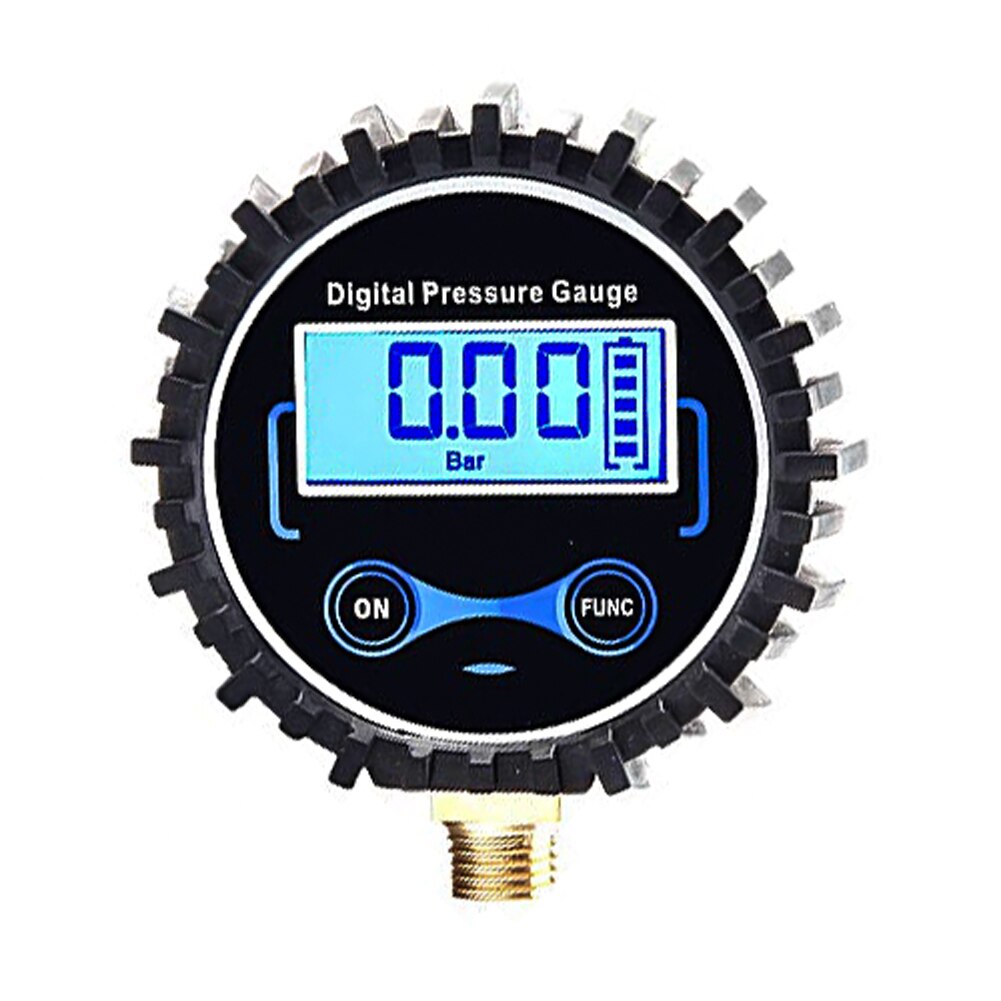 Tire Pressure Monitoring System LCD Digital Tire Pressure Gauge Car Bike Motorcycle Tyre Tester Air PSI Meter 1/8NPT Car Access