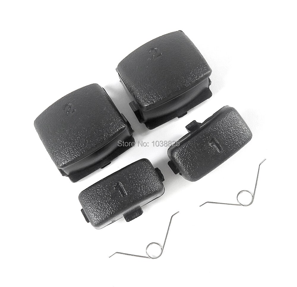 1set Black Repair Part For L1 R1 L2 R2 Buttons with springs For PS3 Controller Trigger Buttons Springs for Playstation 3