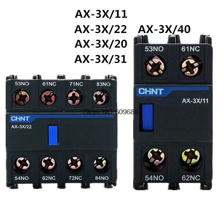 Ac Chnt AX-3X/11 AX-3X/22 AX-3X/20 AX-3X/31 Magneetschakelaar Hulpcontactblokken Gebruikt Voor nxc Schakelaar F4 Verbeterde Versie Chint