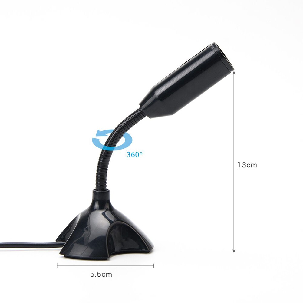 Home Studio Adjustable USB Laptop Microphone Mini Studio Speech Microphone Stand Mic With Holder for Desktop PC