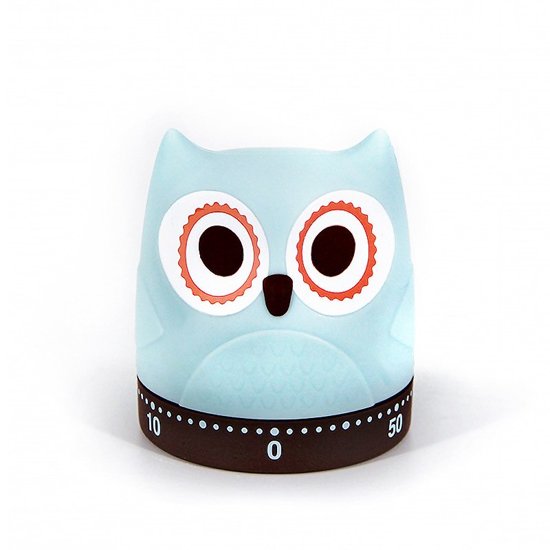 Animal Shape Cute Cartoon Timer For Kid Study Time Management Alarm Clock Cooking Reminder Multifunction Kitchen Tools: owl