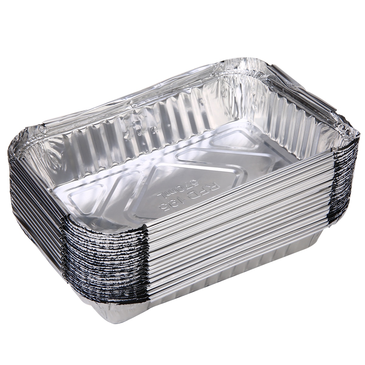 30pcs Disposable BBQ Drip Pans Aluminum Foil Grease Drip Pans Recyclable Grill Catch Tray For Weber Outdoor Supplies