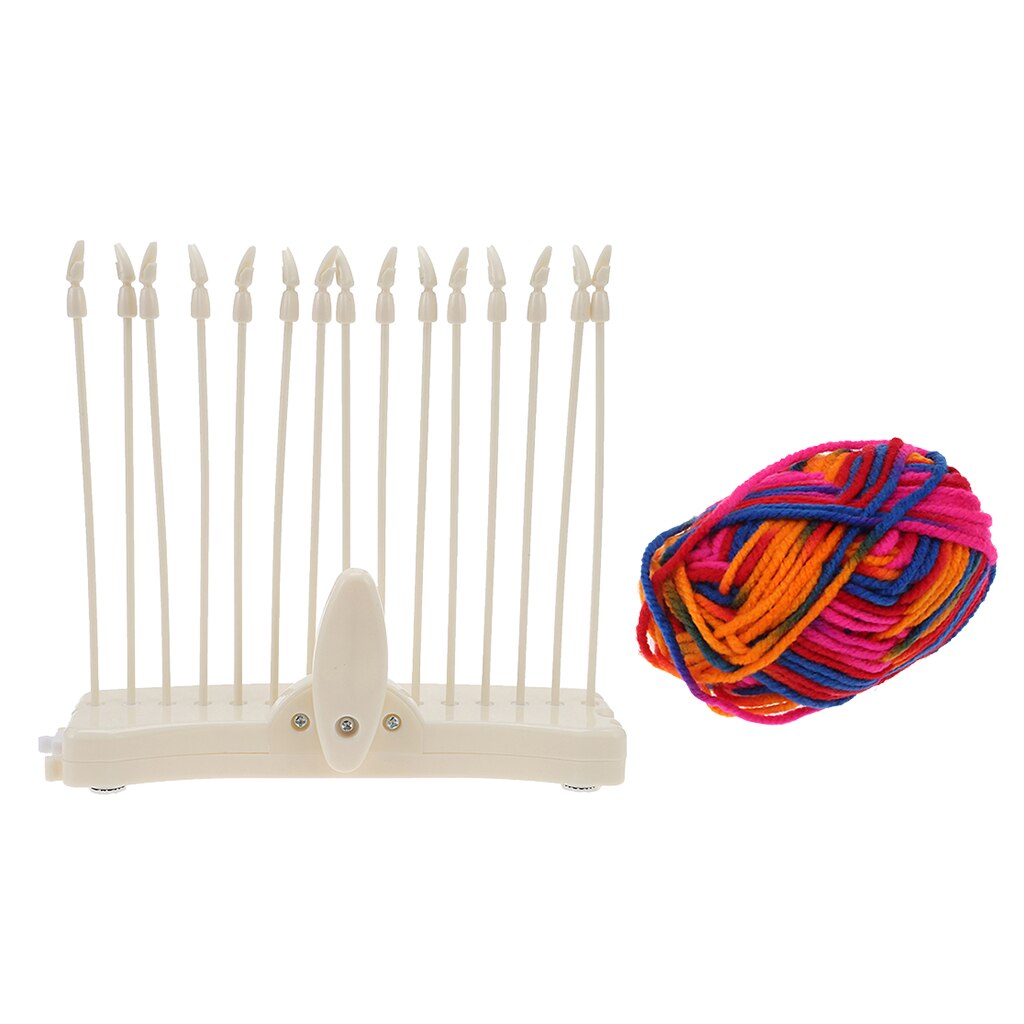 Multi-Craft Weaving Loom Arts & Crafts Project Develops Creativity Weaving Frame Loom with Stand for Beginners Kids