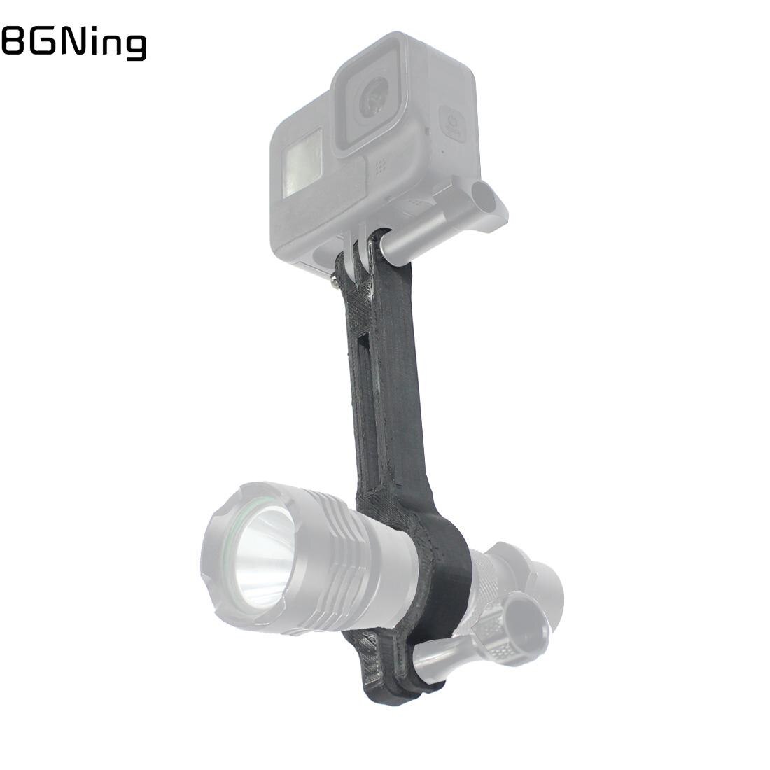 3D Gedrukt Duiken Licht Clip Flash Klem Zwart Pla Camera Mount Voor Onderwater Zaklamp Voor Gopro Hero 10 9 8 7 6 5 4 3 2 1