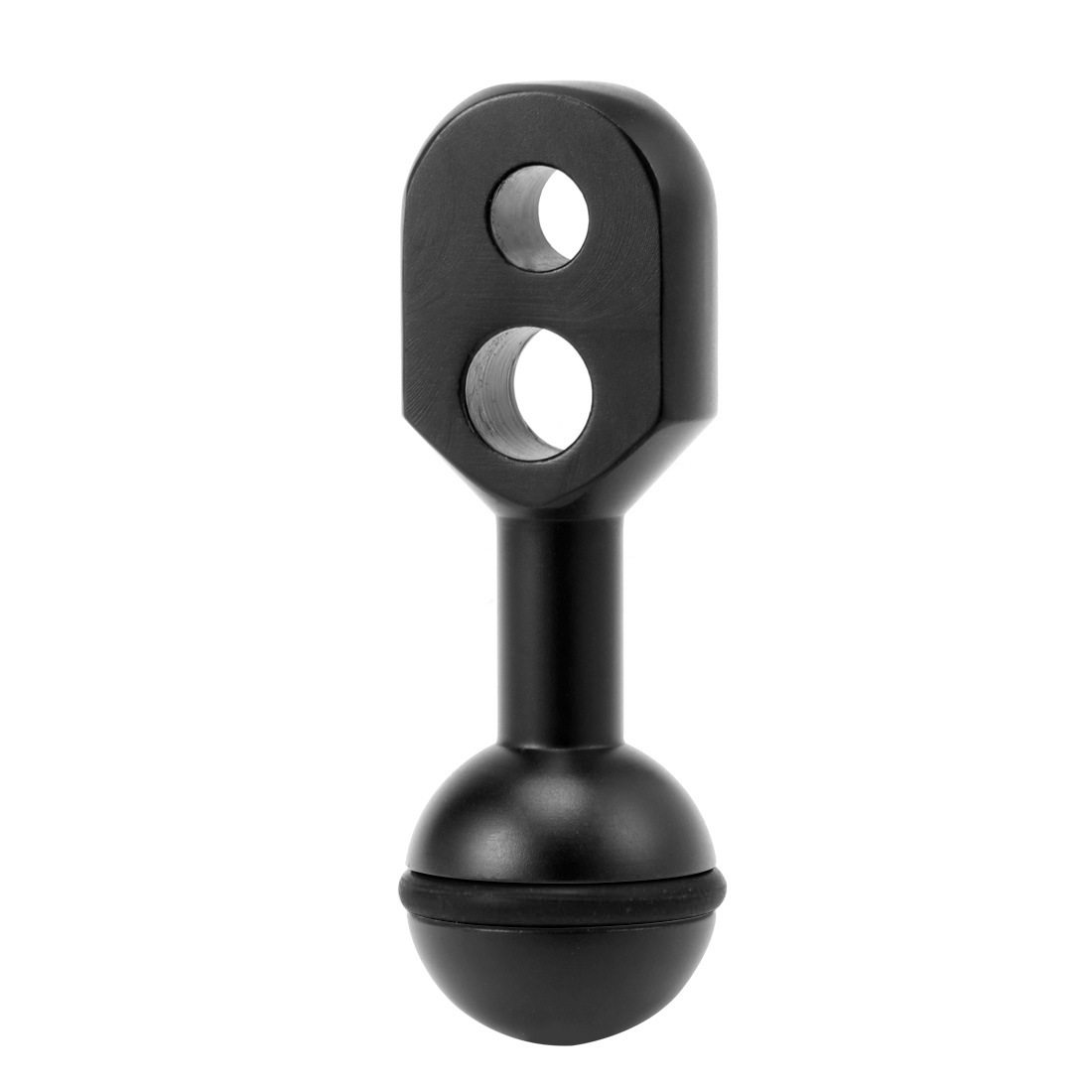 1-Zoll-Kugelkopf-Adapter, 1/4 Zoll Schraube, feste Halterung, Schmetterlingsclip für Gopro, SLR-Kamera, Unterwasser-Tauchhalterung, Tablett, Lichtklemme: Silber- Farbe