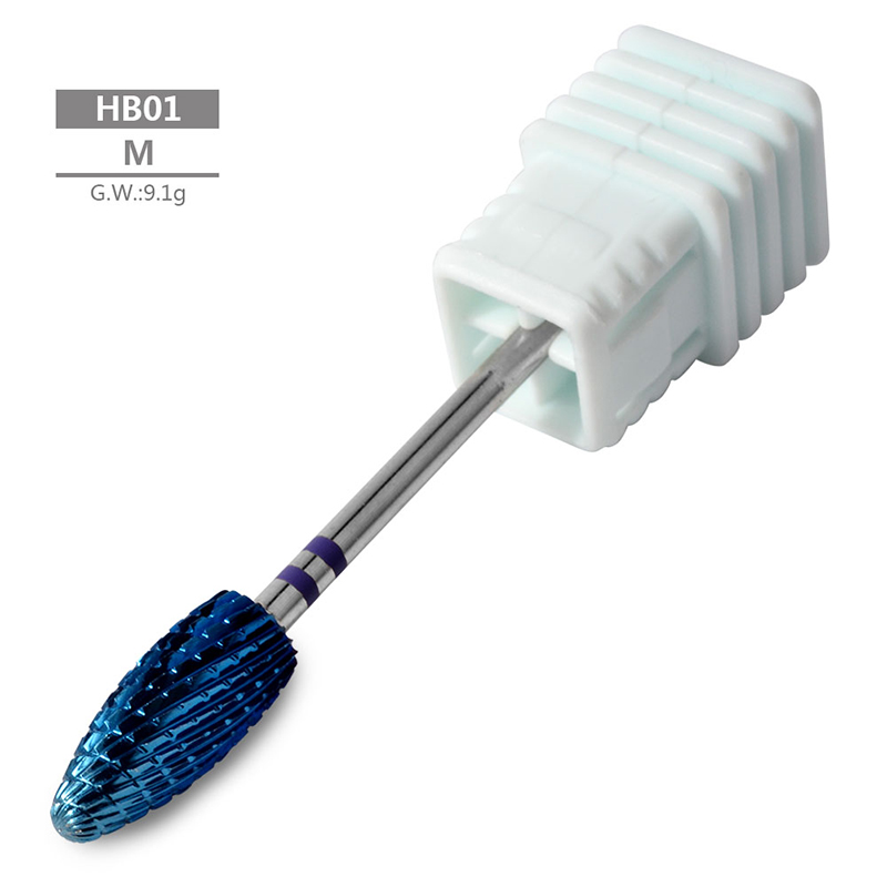 Lijadora de puntas de carburo de tungsteno para uñas, Lima eléctrica para uñas, limas y pedicura, accesorios para uñas, limas: HB01