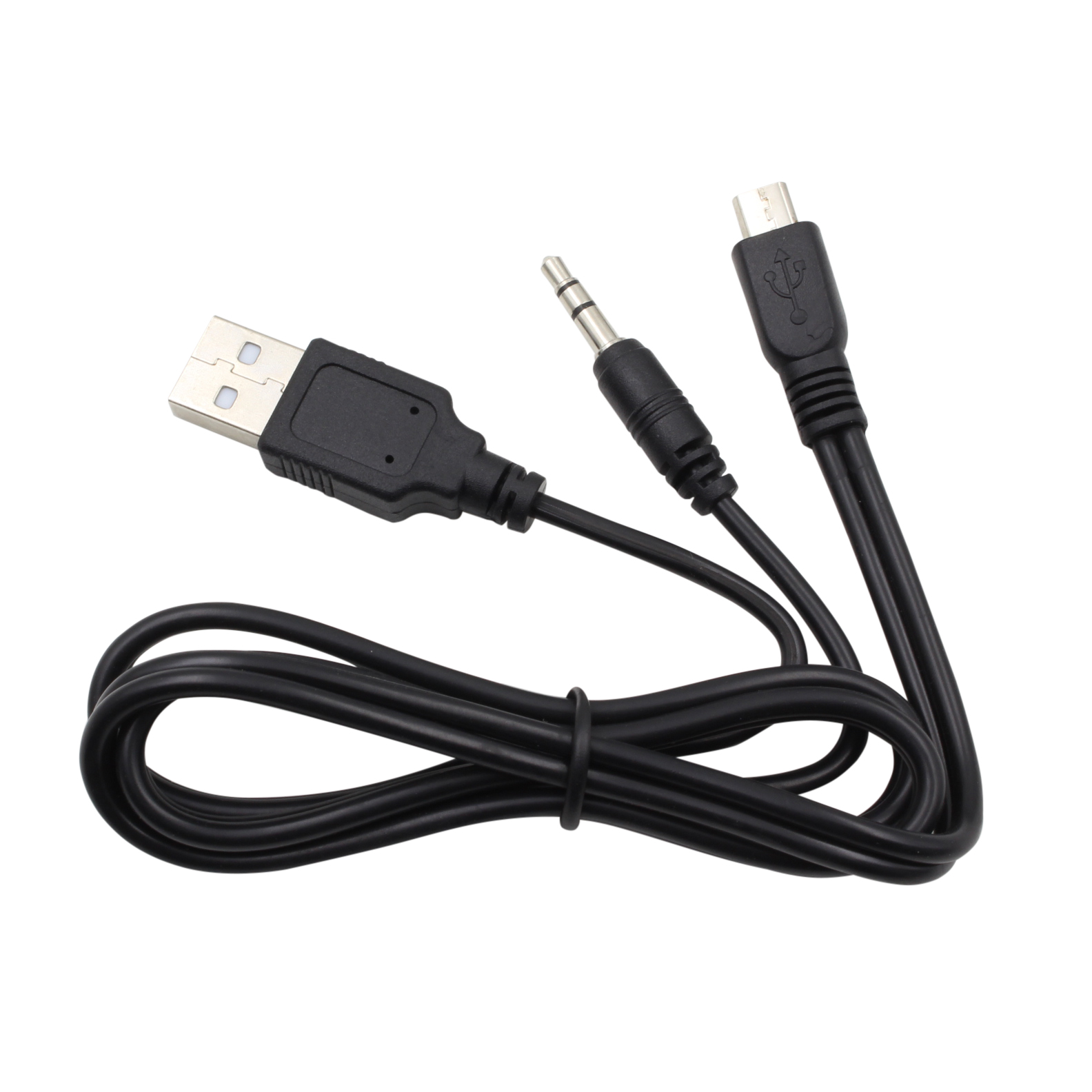 3.5mm en USB naar Micro Kabel Cord Oplader voor EasyAcc P6697 Bluetooth Speaker