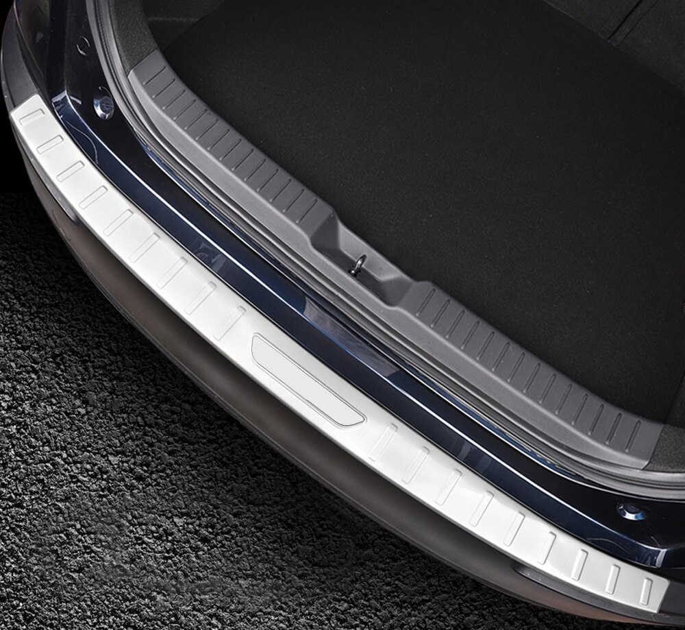 For Mazda CX-30 CX30 Accessories Stainless Steel Rear Bumper Protector Guard Plate Cover Trim Car Styling
