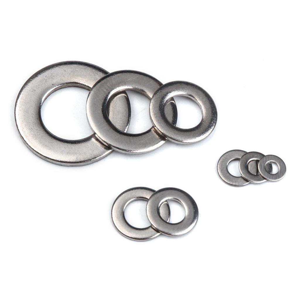 360 stuks vlakke ringen roestvrij staal 8 maten duurzame ringen pakking assortimentset