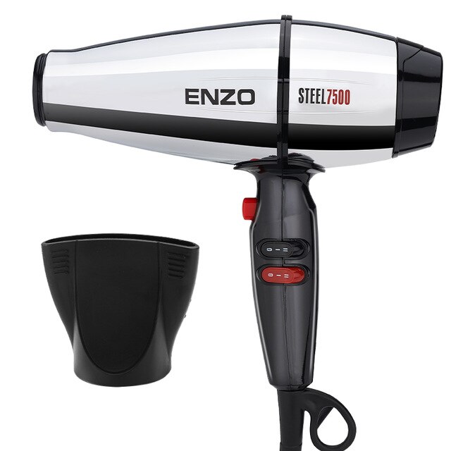 ENZO – diffuseur de sèche-cheveux 7500W, puissant, brosse, moteur AC tout en métal, vent fort, outils de Salon de coiffure, buse: EN2998