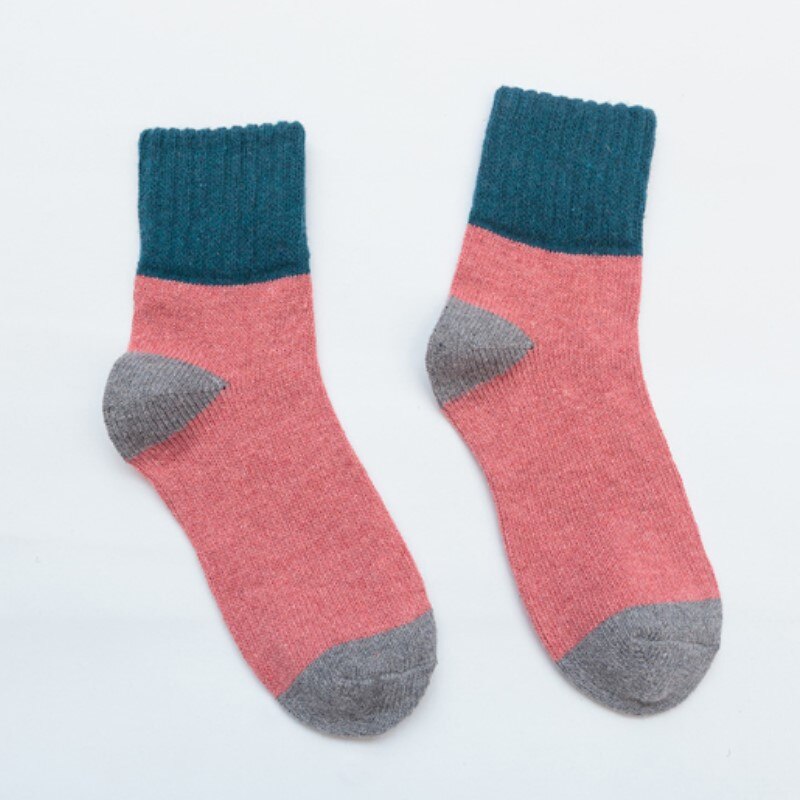 Frauen Herbst Sommer Socken Klassische Patchwork Kurze Socken Deodorant lässig Socke Pantoffel Komfortable Atmungsaktive Socke: dunkel Rosa