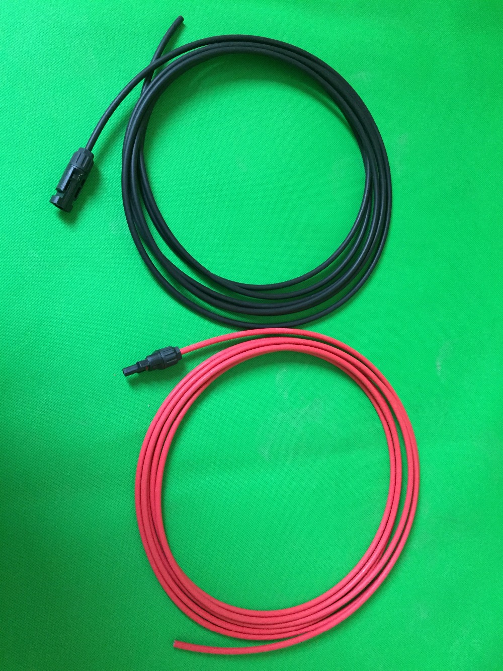 2M Solar Cable 4mm2 wIith male female Connector UV-Resisted Cooper inside conductor solar panel cables