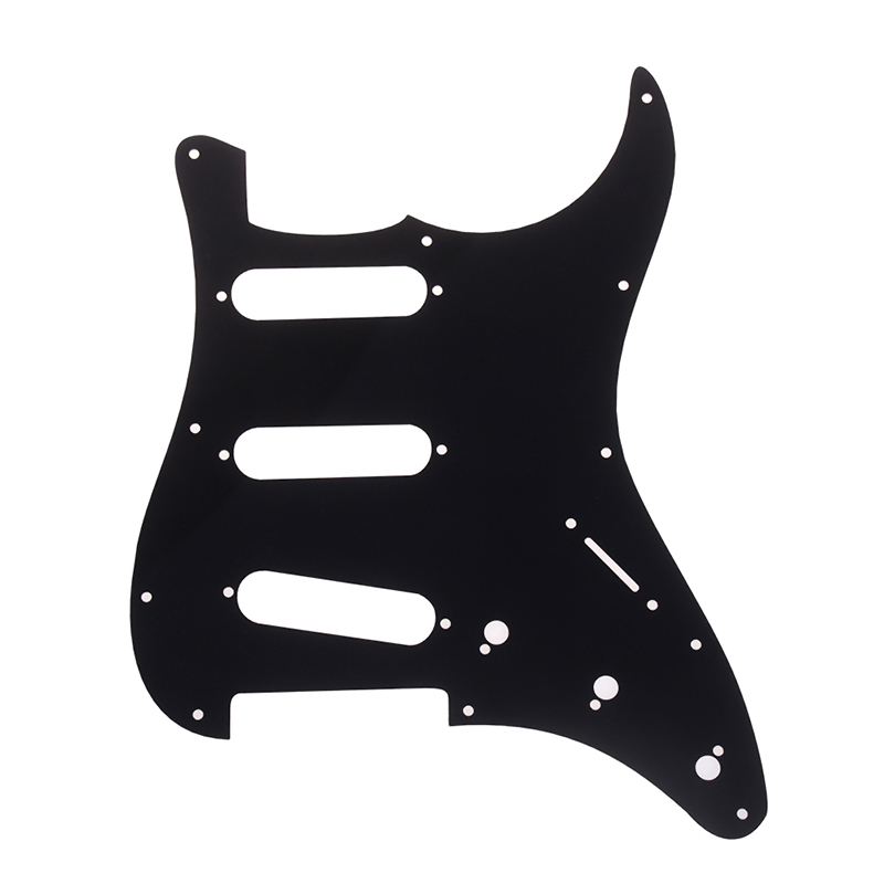 1Pc En Testen Is Fijne Elektrische Gitaar Slagplaat Krasplaat Voor Strat Stratocaster: WHITE