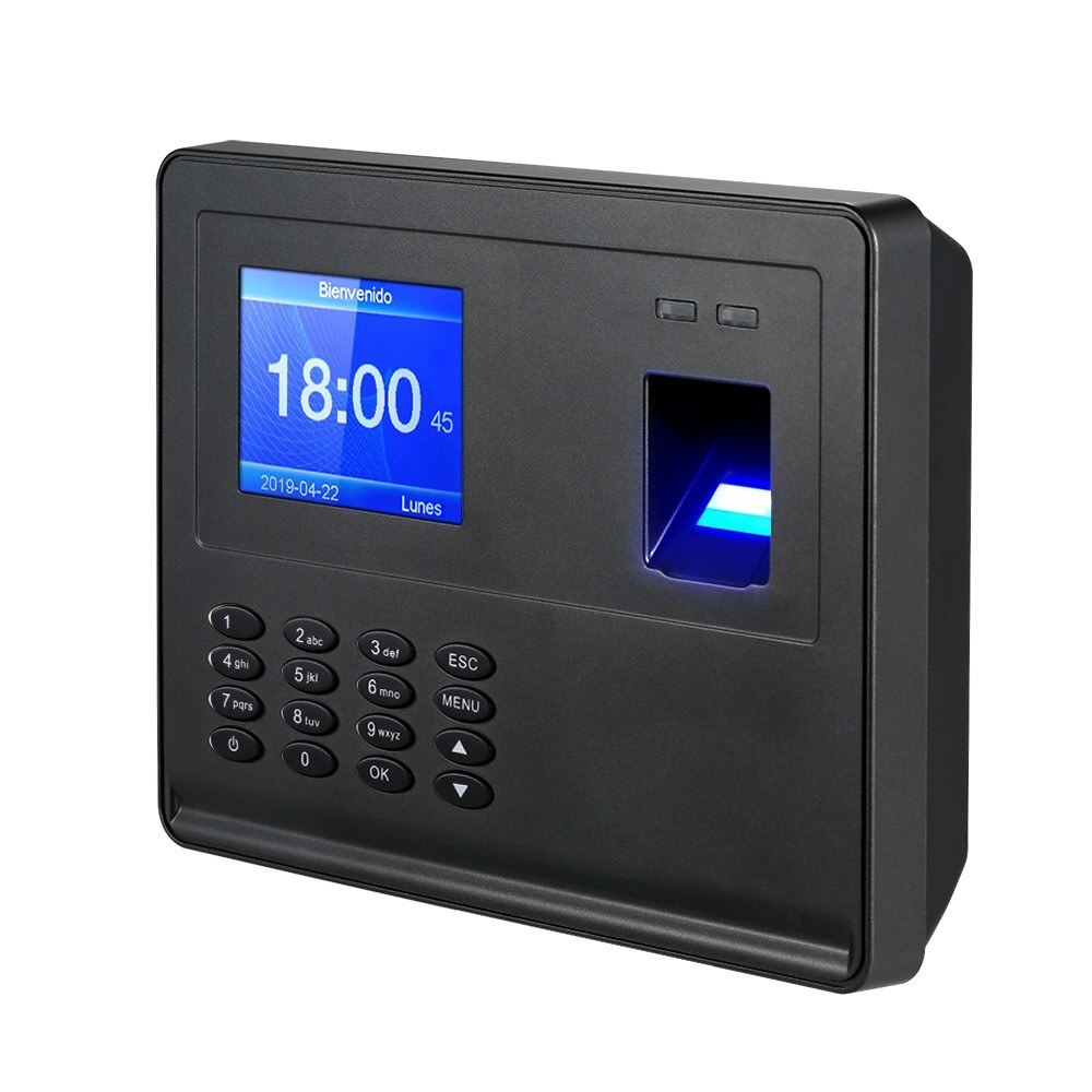 Biometric Fingerprint Attendance Machine 2.8" TFT LCD Display USB Fingerprint Attendance System Employee Checking-in Recorder