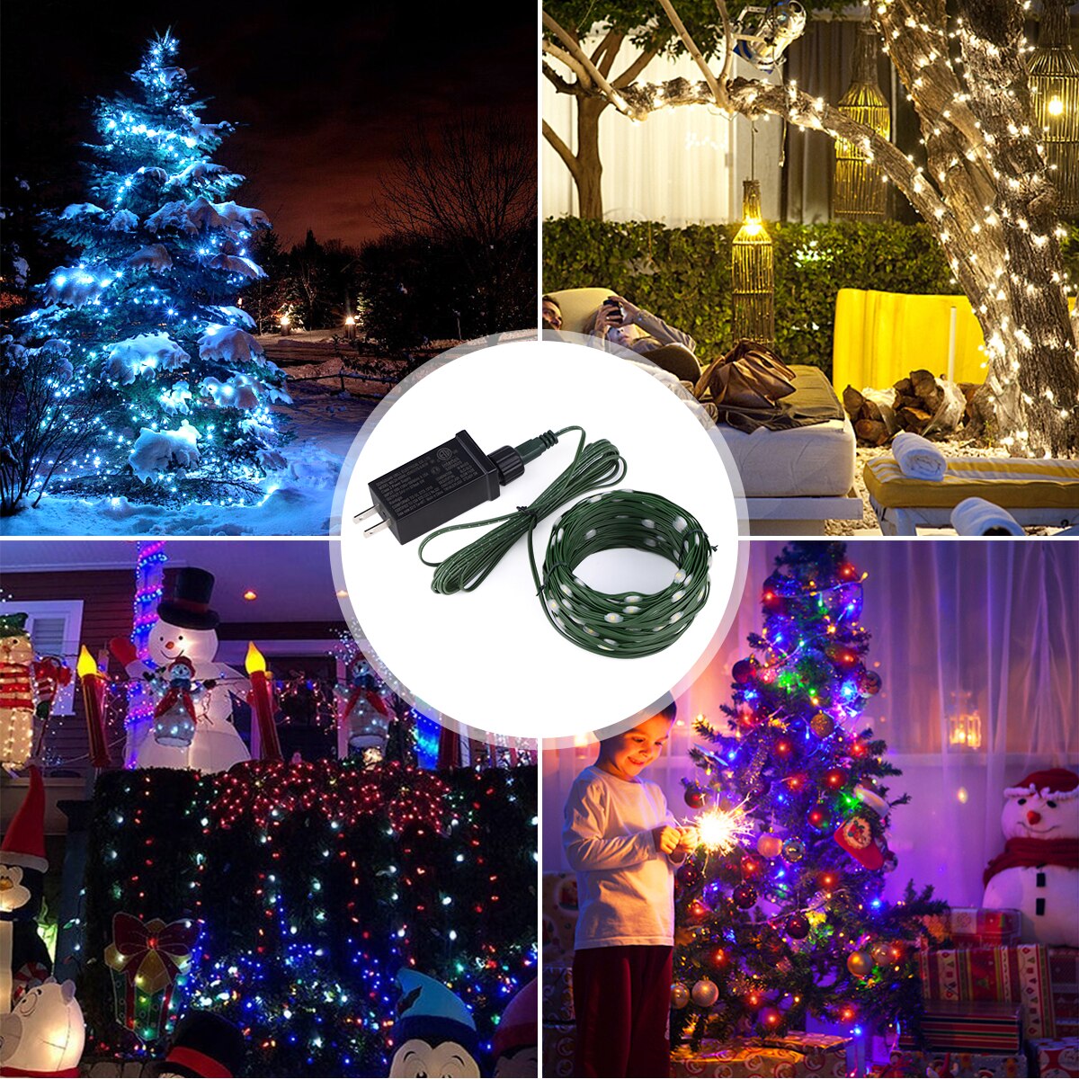30M 20M 50M 10M 100M LED Schnur Licht 24V RGB warm Weiß Wasserdichte draussen girlande Weihnachten Dekoration Garten Weihnachten Lichter