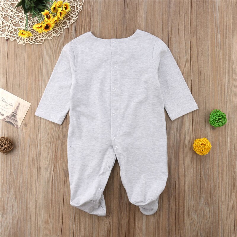 Emmababy Casual Newborn Baby Girl Boy Cartoon 3D Ear Creeping suit Infant cartoon footies for boys girls Outfit Clothes