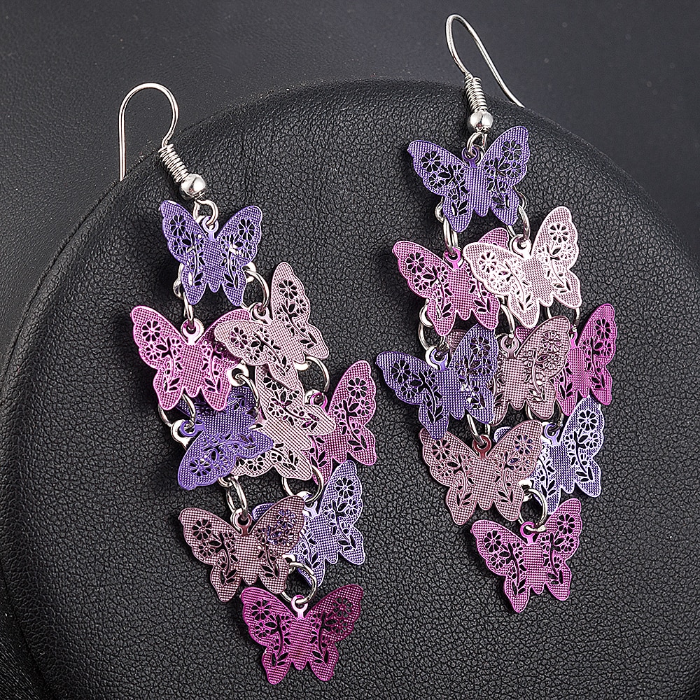 Vrouwen Unieke Temperament Vlinder Dangle Earring Oorhaak Party Sieraden Voor Lady Verjaardag Best Accessoires Decoratie