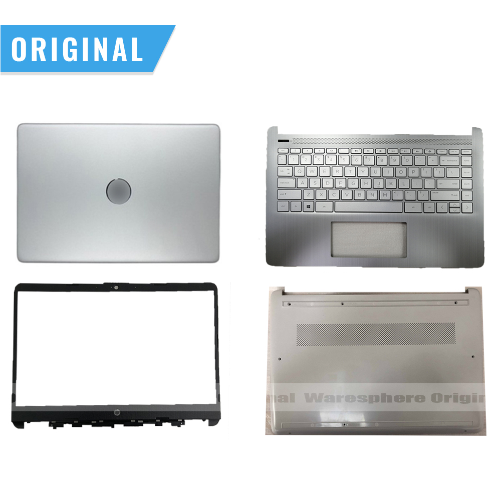 Original for HP 14-DQ FQ 14S-DR 14S-FR TPN-Q221 LCD Back Cover Bezel Palmrest keyboard Bottom Base Case L88200-001