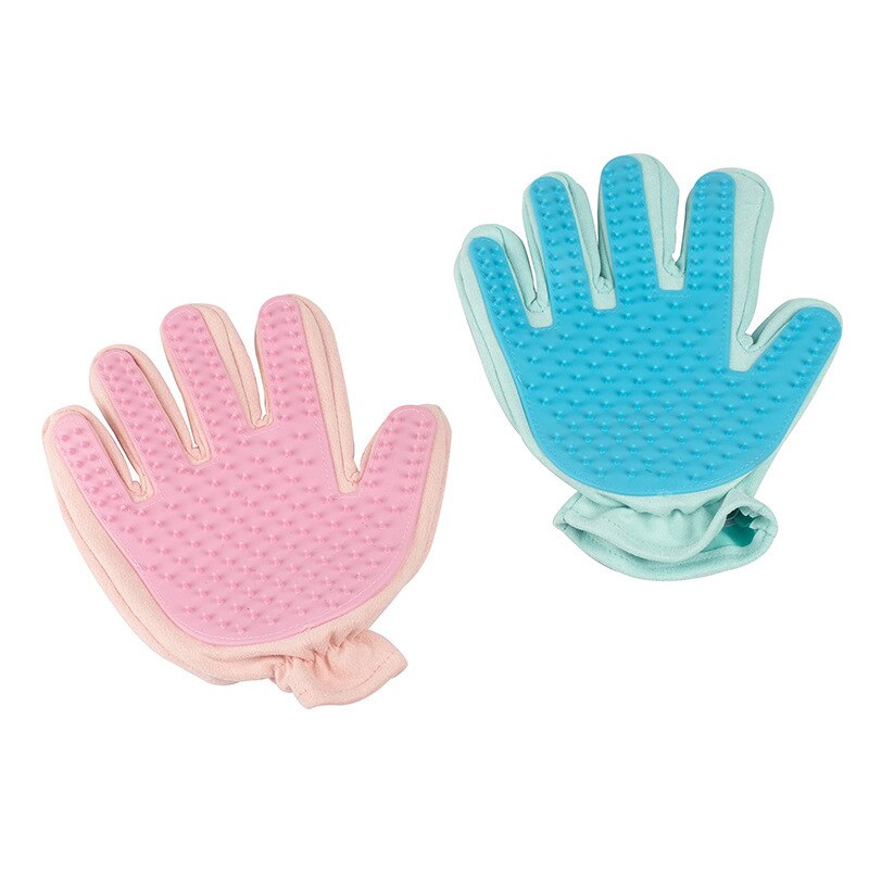 Gerold Kat Vinger Handschoenen Upgrades Massage Met Faux Suede Gerold Kat Handschoenen Slip Dierbenodigdheden Zachte Huid