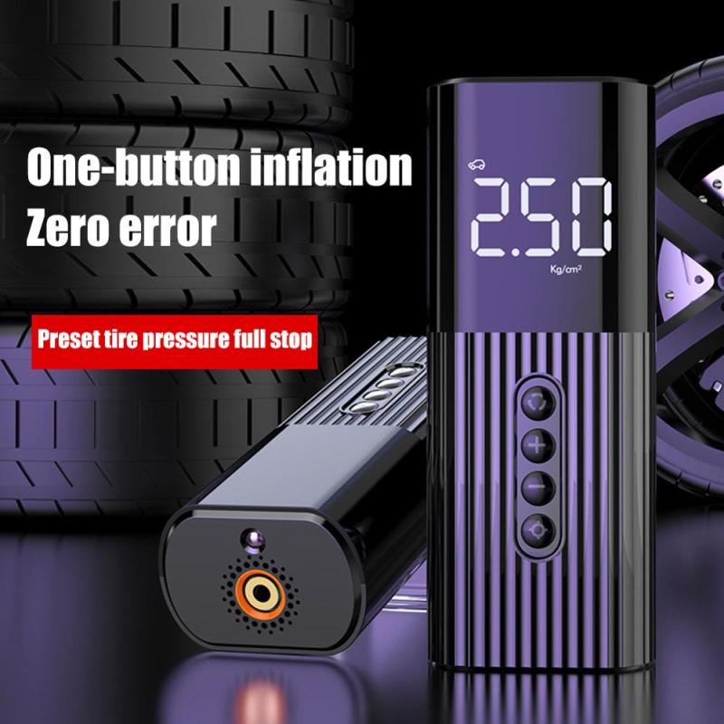 Protable Mini Electric Air Pump Car Air Compressor Car Mini Tire Inflator Auto Tyre Pumb High Pressure Tire Air Inflator Pump