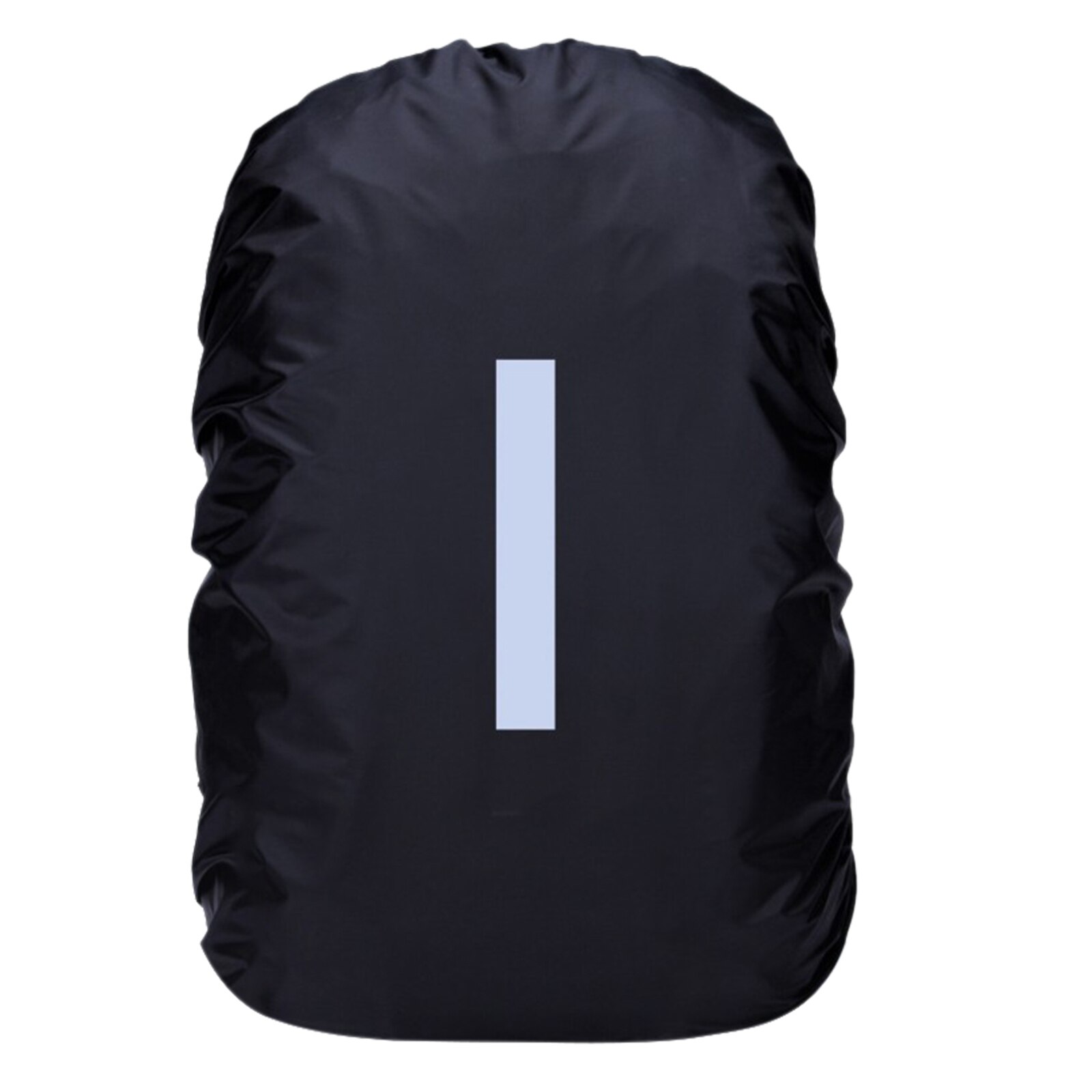Mochila reflectante impermeable, cubierta de lluvia para deportes al aire libre, ciclismo nocturno, funda ligera de seguridad, bolsa, equipo de Camping y senderismo: Black 45L