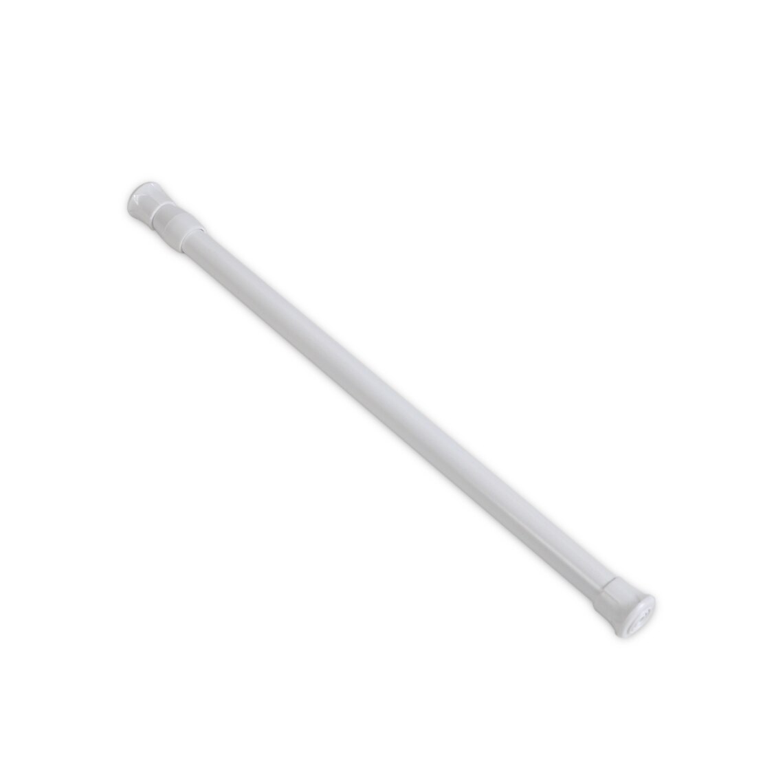 Extendable Adjustable Spring Tension Rod Pole Curtain Shower Bathroom Window: White 30-50cm
