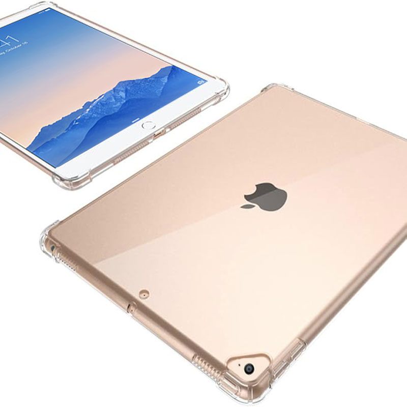 Étui pour tablette Apple iPad Air 1 2 9.7 pouces A1566 A1567 A1474 A1475 A1476, coque transparente en Silicone TPU, housse d'airbag Anti-chute