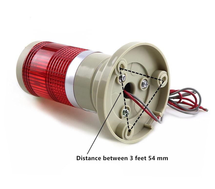 LED Industrial red Yellow blue green Signal Tower Warning Lamp Stack Light Alarm Apparatus 12V 24V 110V 220V