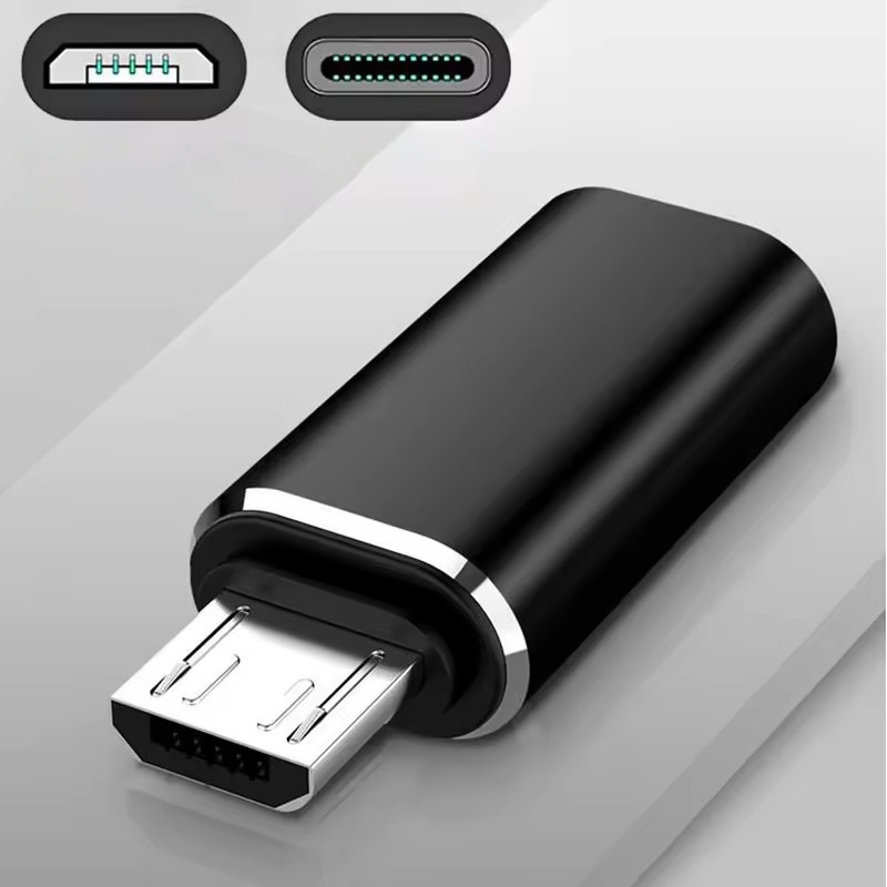 USB Typ C auf Mikro-USB-Adapter für Telefon, Tablette, Android, Ladegerät, Datenkabel-Adapter, Mikro-USB-Buchse auf Typ C-Stecker, OTG-Konverter