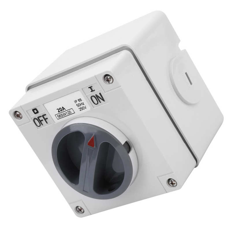 led emergency light foco led recargable Outdoor Waterproof Socket On‑Off Dustproof Isolation Buttons