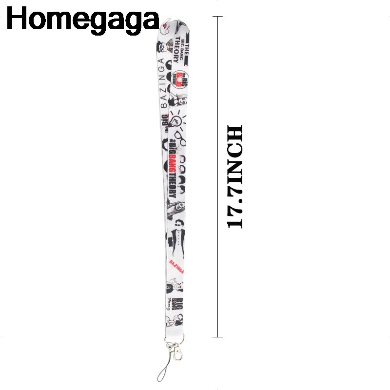 Homegaga rolig komedi lanyard för nycklar nyckelringar säkerhet breakaway för telefon usb id märkeshållare nyckelband lanyards  d2196