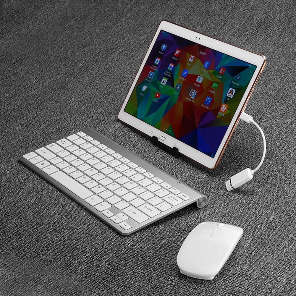 2.4GHz Multimedia Buttons Ergonomic Combo Mini Home Keyboard Mouse Set Wireless Ultra Thin Gaming Optical Non Slip Sensitive