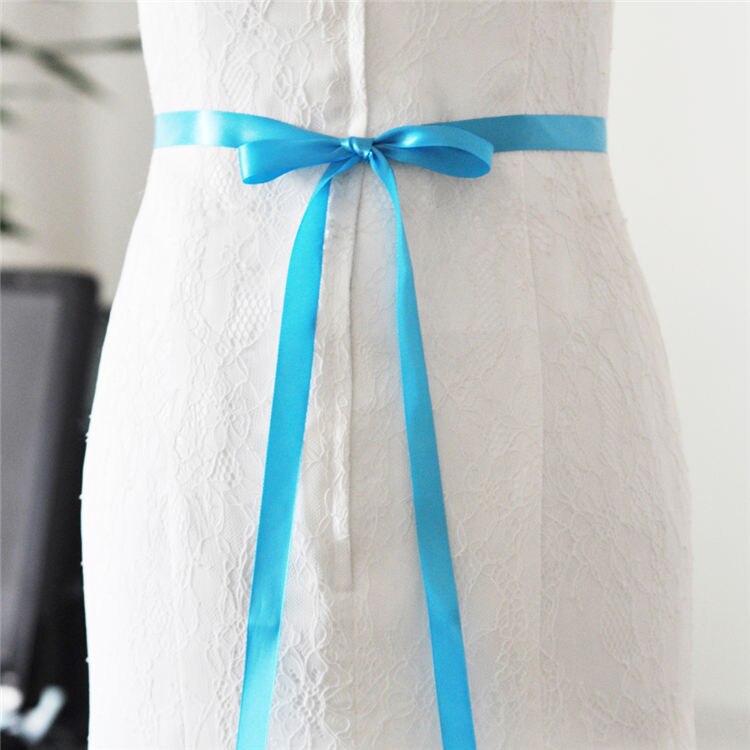 TOPQUEEN S446 Luxury silver rhinestone belt for wedding ladies diamond belts sparkle belt women belt bling stunnng brides belt: blue